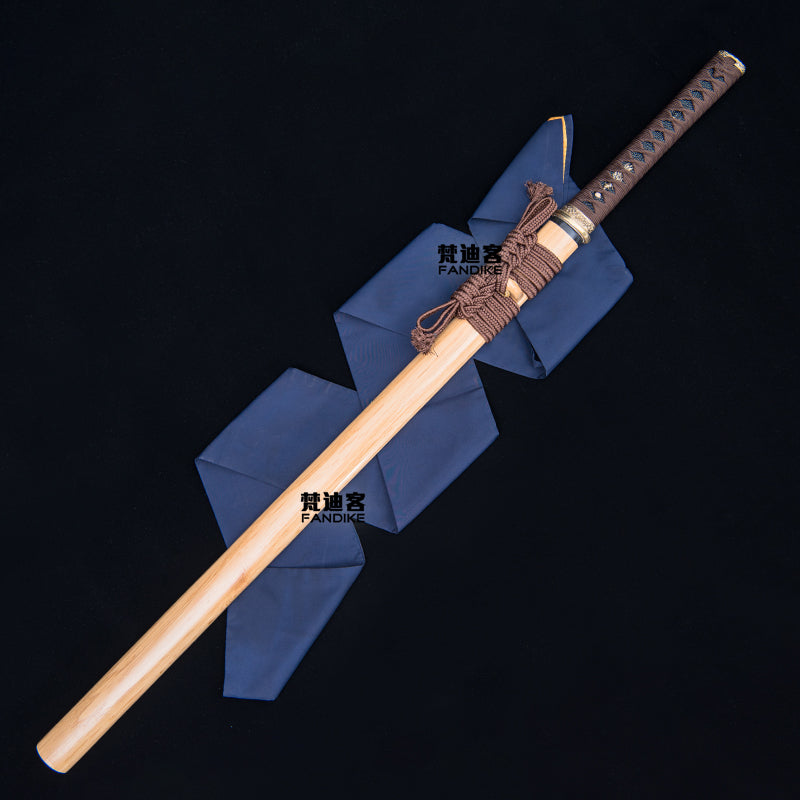 Ninja sword T10 steel Clay Tempered Japanese sword katana