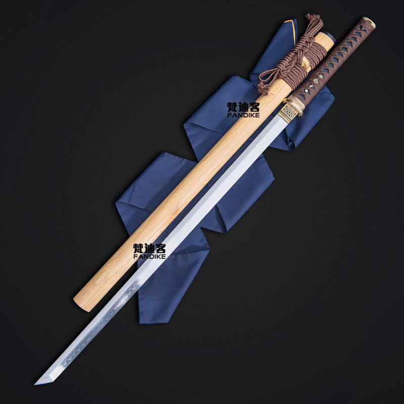 Ninja sword T10 steel Clay Tempered Japanese sword katana