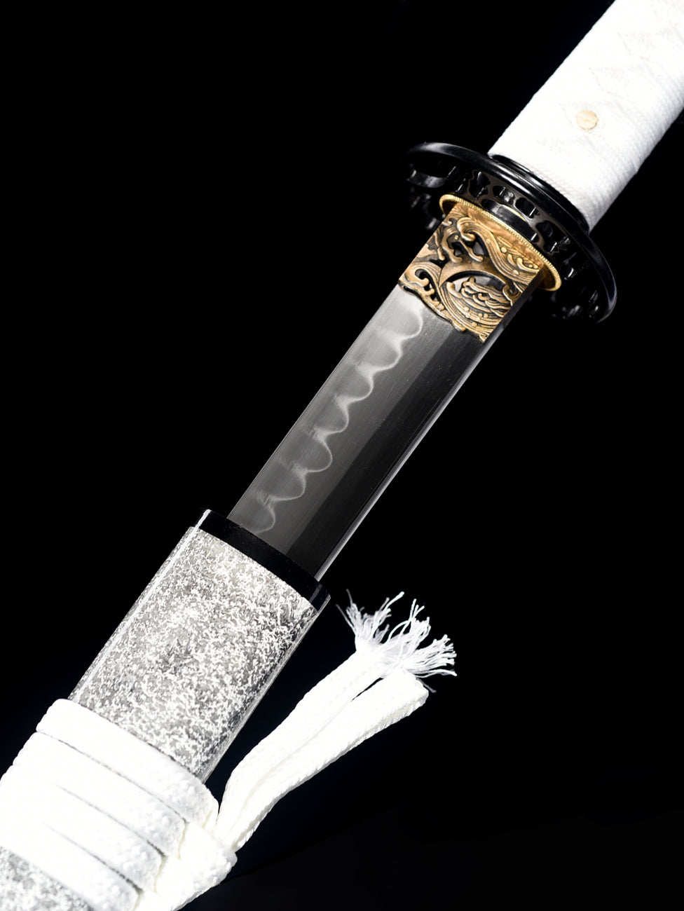 1095steel Clay Tempered Japanese sword Steel knife knife