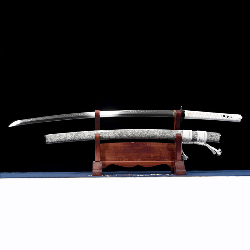 1095steel Clay Tempered Japanese sword Steel knife knife
