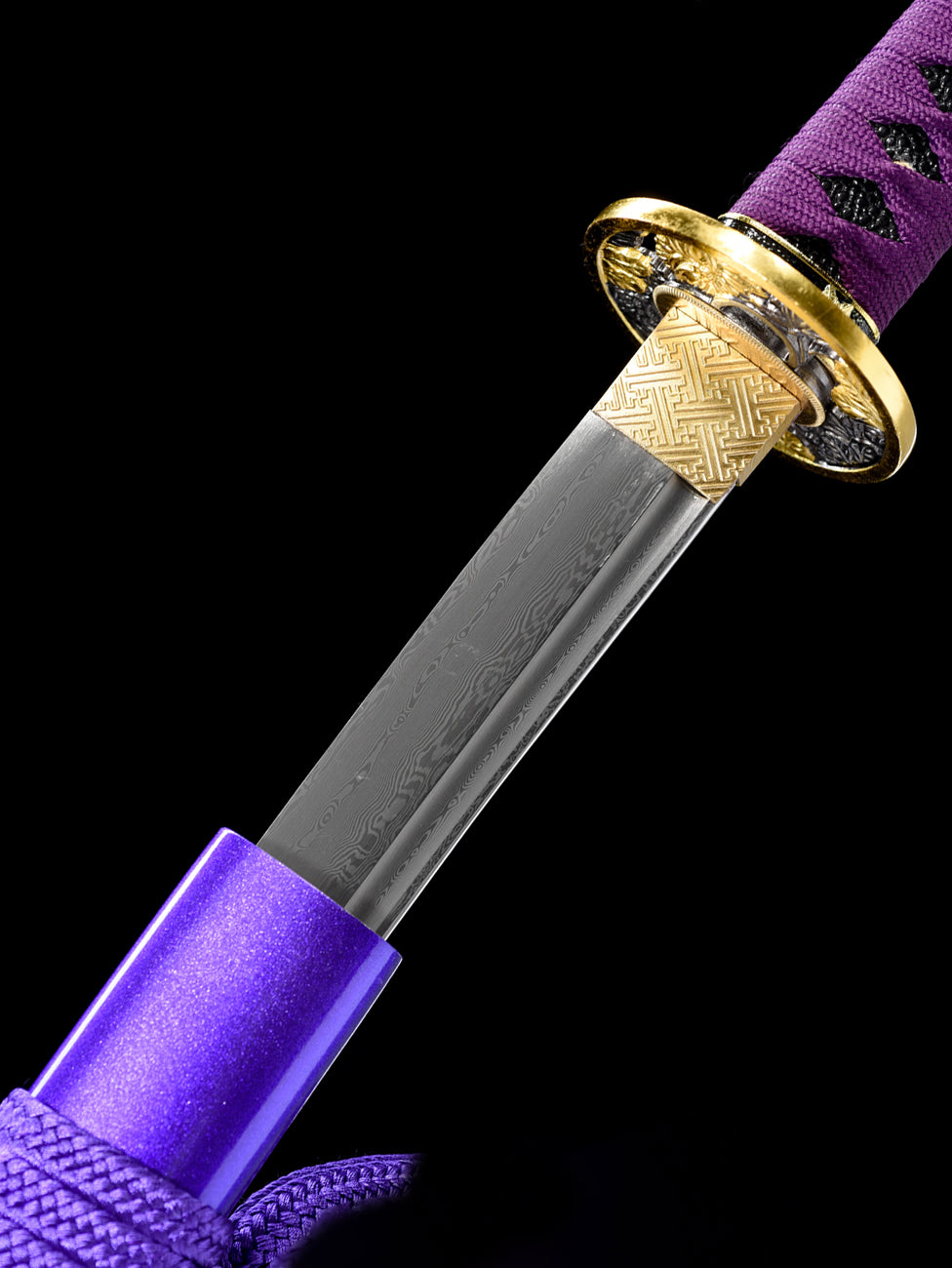 forge folded steel chrysanthemum katana