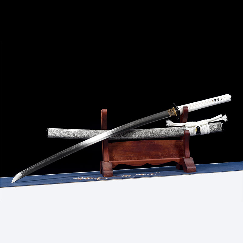 1095steel Clay Tempered Japanese sword Steel knife knife