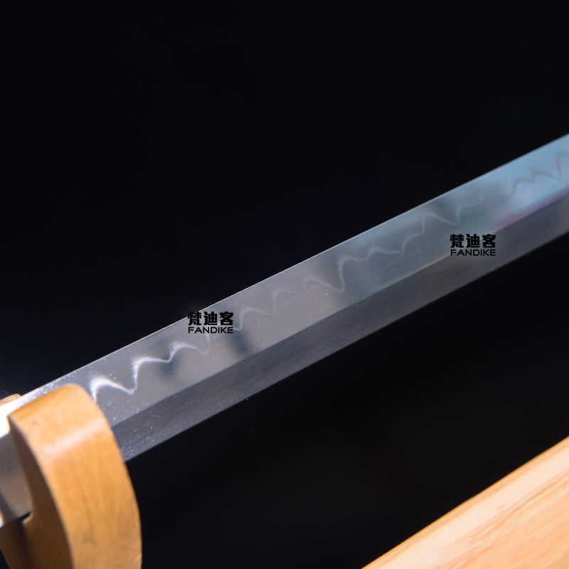 Ninja sword T10 steel Clay Tempered Japanese sword katana