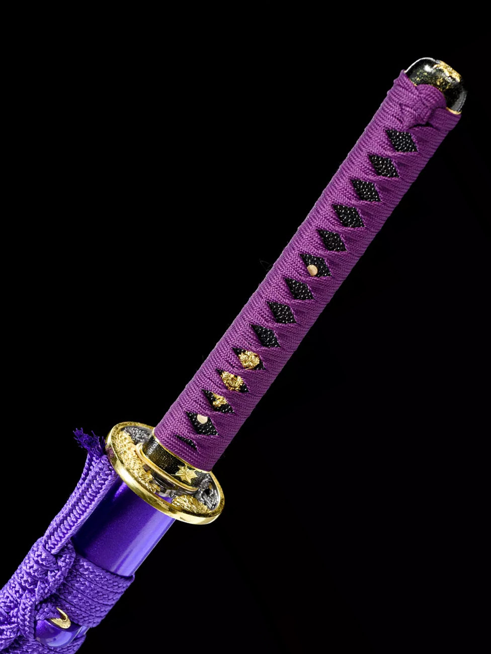 forge folded steel chrysanthemum katana