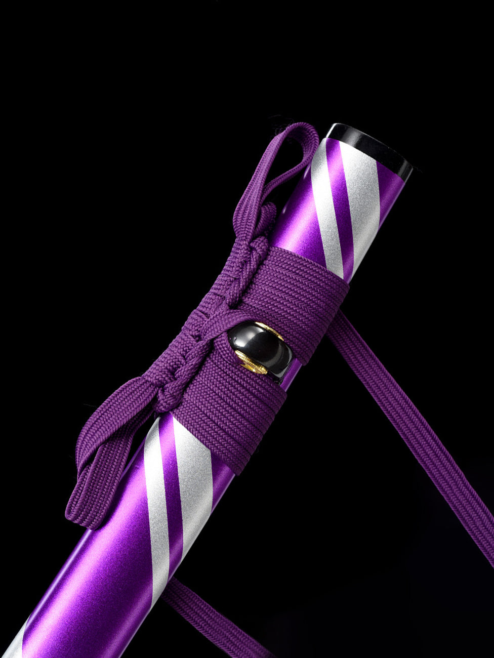 python katana Japanese sword forge folded steel Purple fog