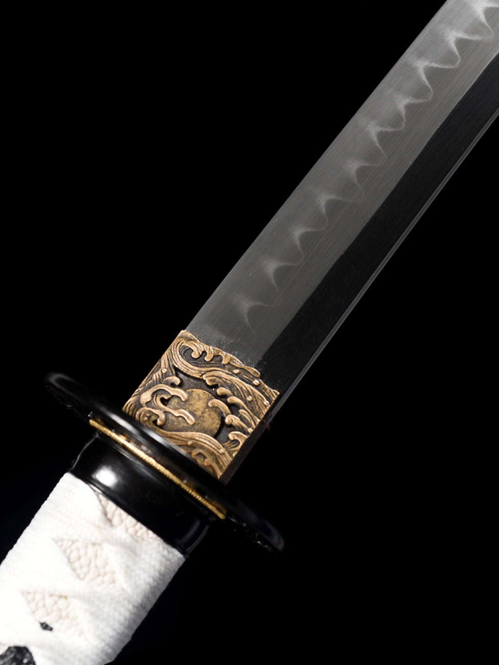 1095steel Clay Tempered Japanese sword Steel knife knife