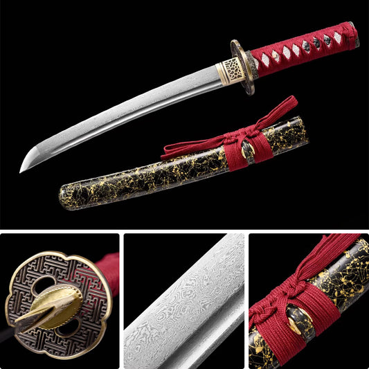 tanto Japanese Short Sword Handcrafted Samurai Katana