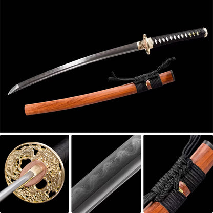 31-Inch Katana with Red Accents