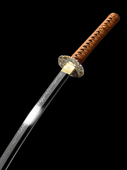 katana T10 steel Clay Tempered High quality copper Japanese sword