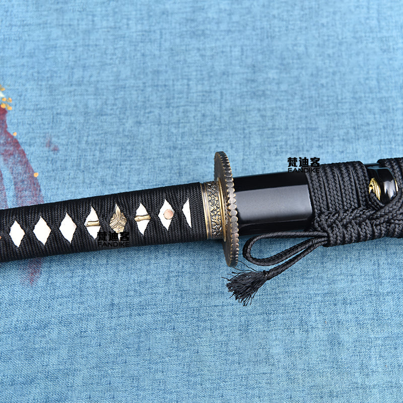 Japanese sword  1095 steel Clay Tempered collection katanas