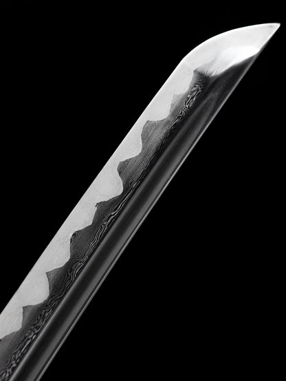 Handmade katana Japanese sword sageo: satin Full tang