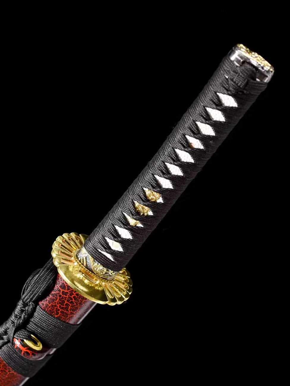 Katana with Zinc Alloy Tsuba Hand-Forged 1095 Steel Collectors