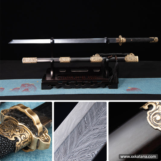 Tang horizontal knife hard Feather collection sword Chinese sword