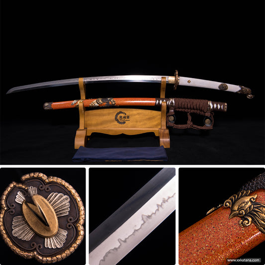 Phoenix Japanese tachi T10 Clay Tempered katanas collection knife