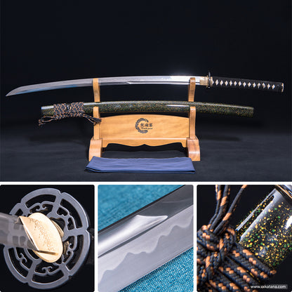 Earth covered burning edge hardness 60 or so Samurai sword lweapon