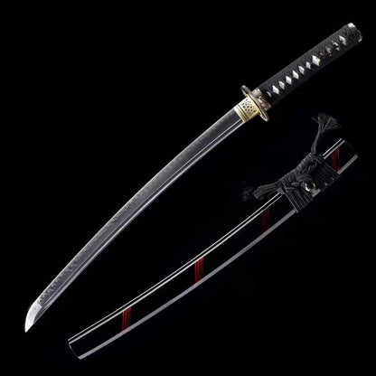 Long sword katana knife 1095 steelClay Tempered