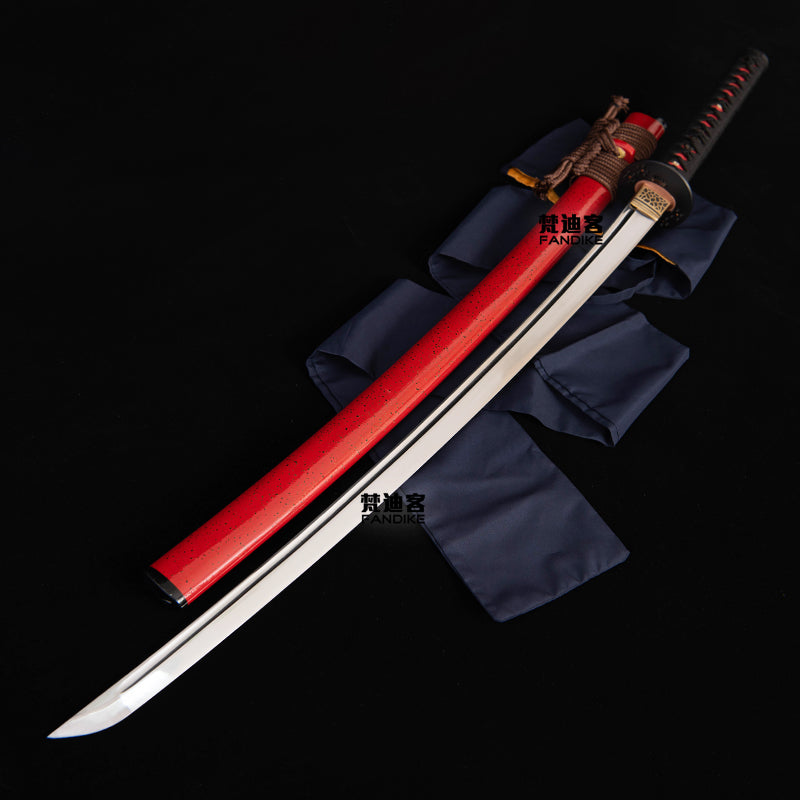 Red Devil 1060 Steel Samurai sword Hand crafted katanas