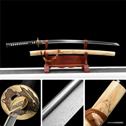 forge folded steel knife swords Battle-Ready katana