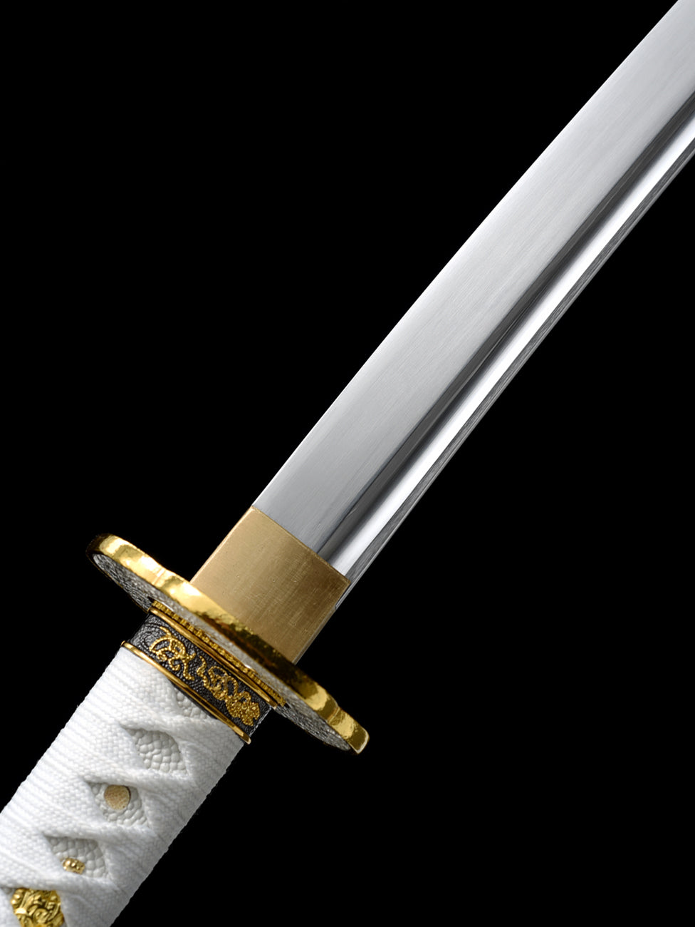 1060 steel katana Japanese sword chrysanthemum High performance knife