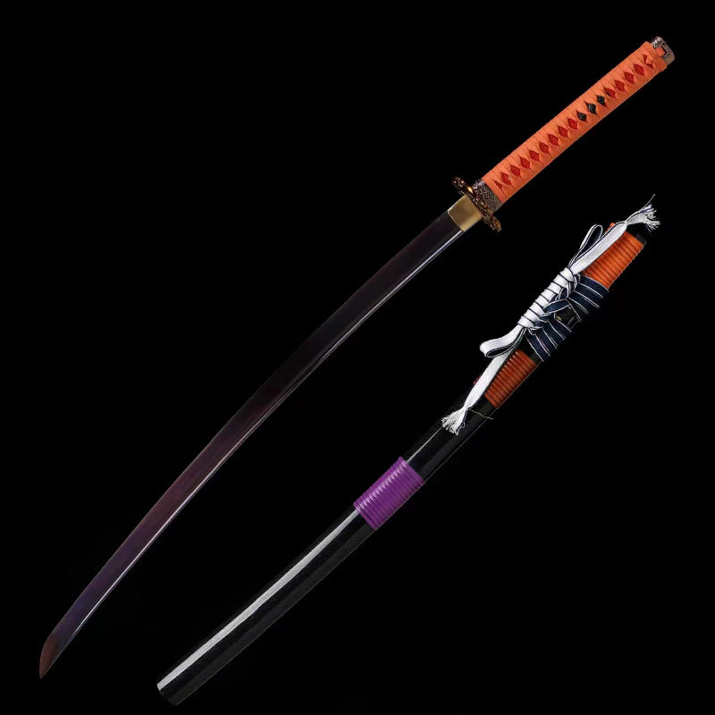 40-inch katana, koi Tsuba, collecto swords