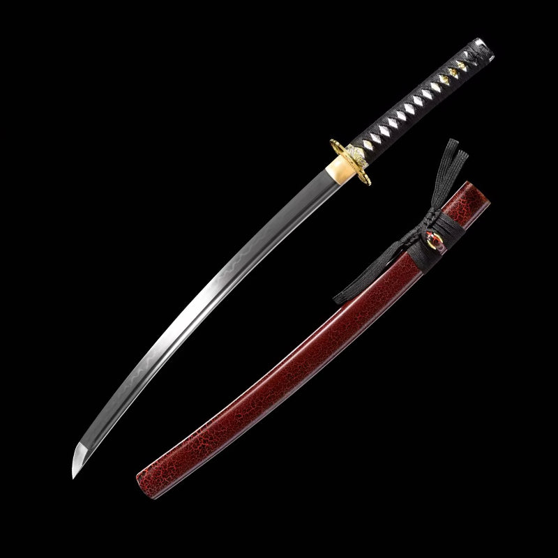 Katana with Zinc Alloy Tsuba Hand-Forged 1095 Steel Collectors