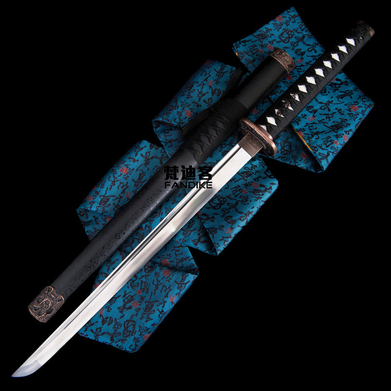 Japanese katana Ninja Straight knife sword Handcrafted