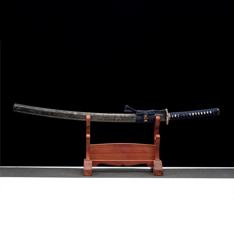 Clay Tempered clamp steel Japanese sword katana Zhong Kui