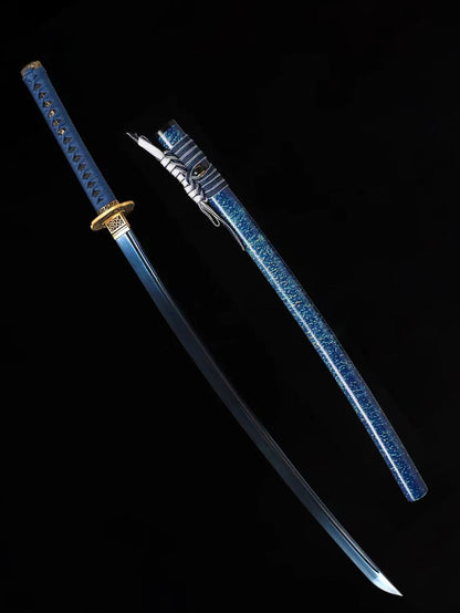 Authentic 40-inch Japanese samurai sword, hand forged blade,