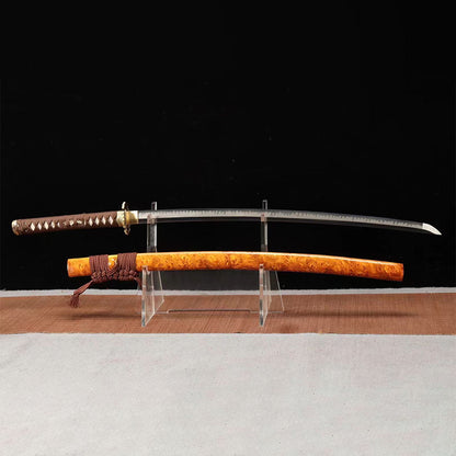 Handcrafted Uchigatana T10 Steel Clay Tempered Japanese Swords