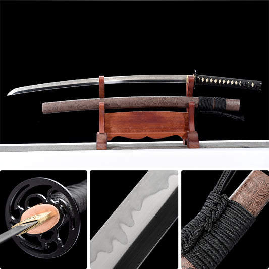 1095 steel Clay Tempered katana  Film and television sword