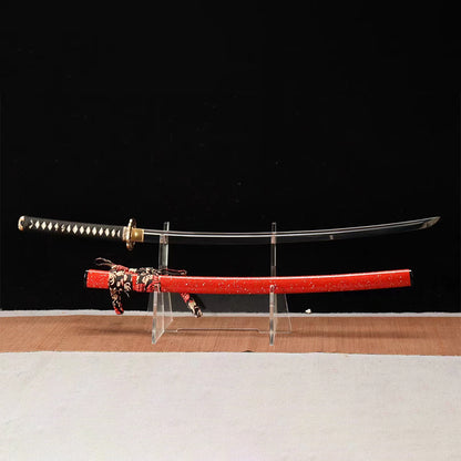 Handcrafted Katana1060 Steel Blade, Ideal Martial Arts and Collectors