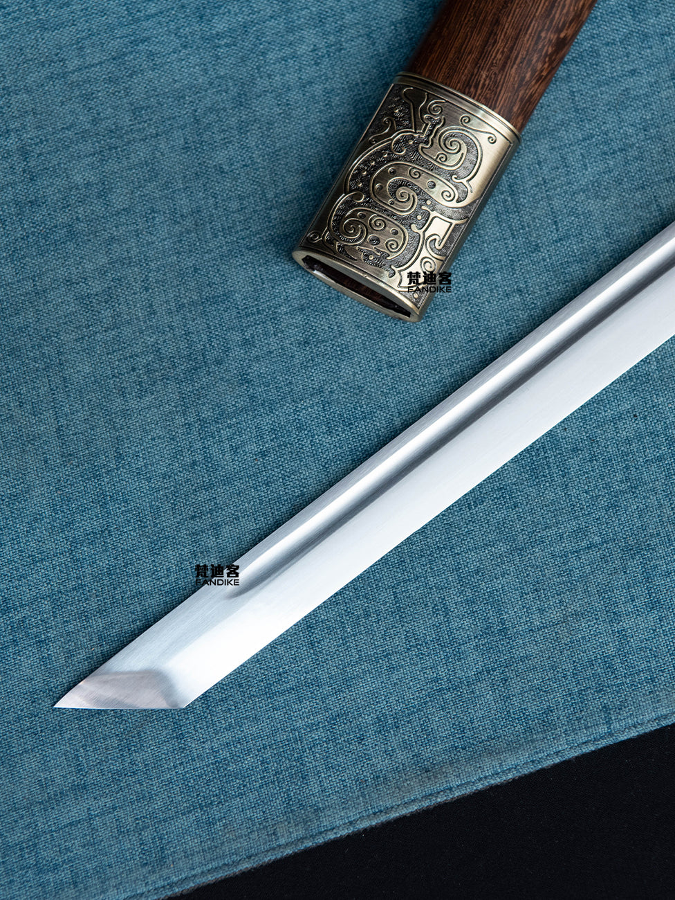 Straight knife Tang horizontal knife collection sword decorative sword