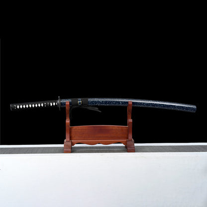 1060steel katana Japanese sword handmade warrior Tsuba