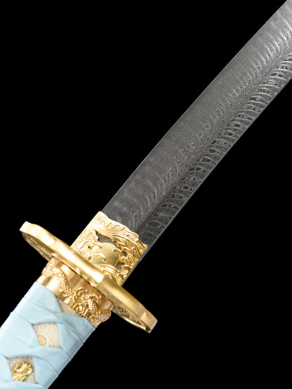forge folded steel katana Steel knife Japanese sword