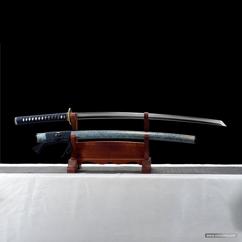T10 steel Clay Tempered Kirihadukuri katana Full tang swords