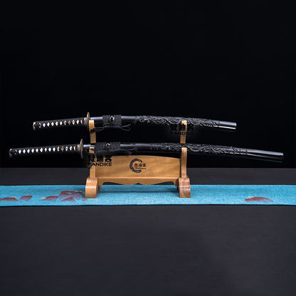 Japanese sword  1095 steel Clay Tempered collection katanas