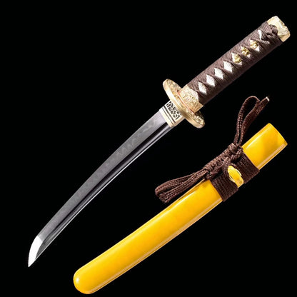 20-Inch Handcrafted Japanese Dagger, High Carbon Steel Blade tanto