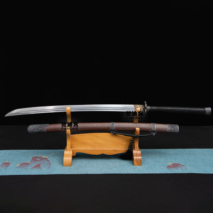 Traditional steel knife Chinese long knife collect