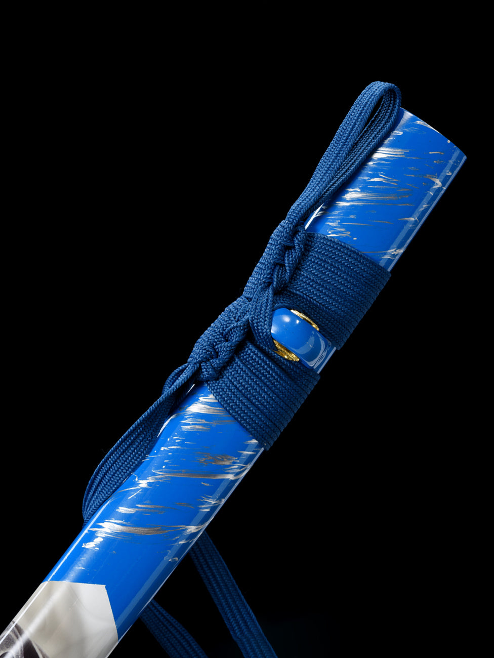 1060steel metal bluing technique katana Buddha in the Clouds