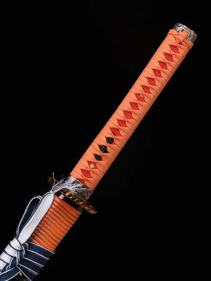 40-inch katana, koi Tsuba, collecto swords