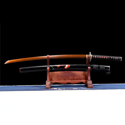 forge folded steel  katana Zhong Kui Japanese sword Art knife