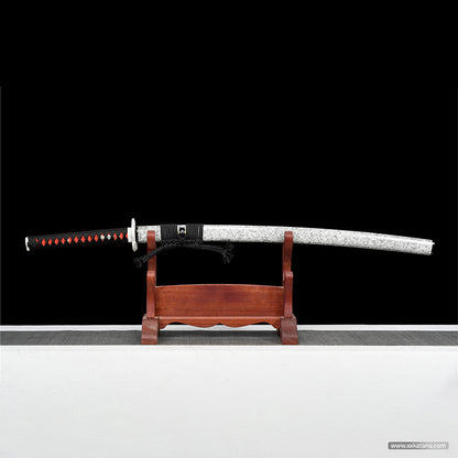 1060 steel Big pine tree katana knife Japanese sword