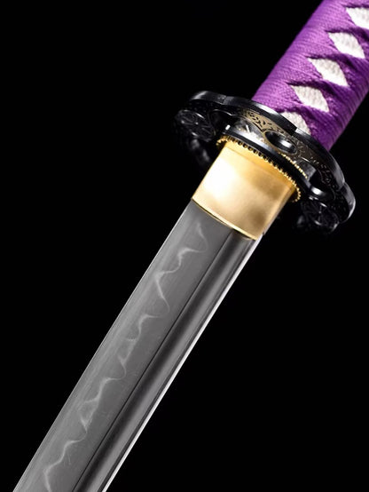 31-Inch Samurai Blade wakizashi 1095 Steel Katana with Clay Tempered