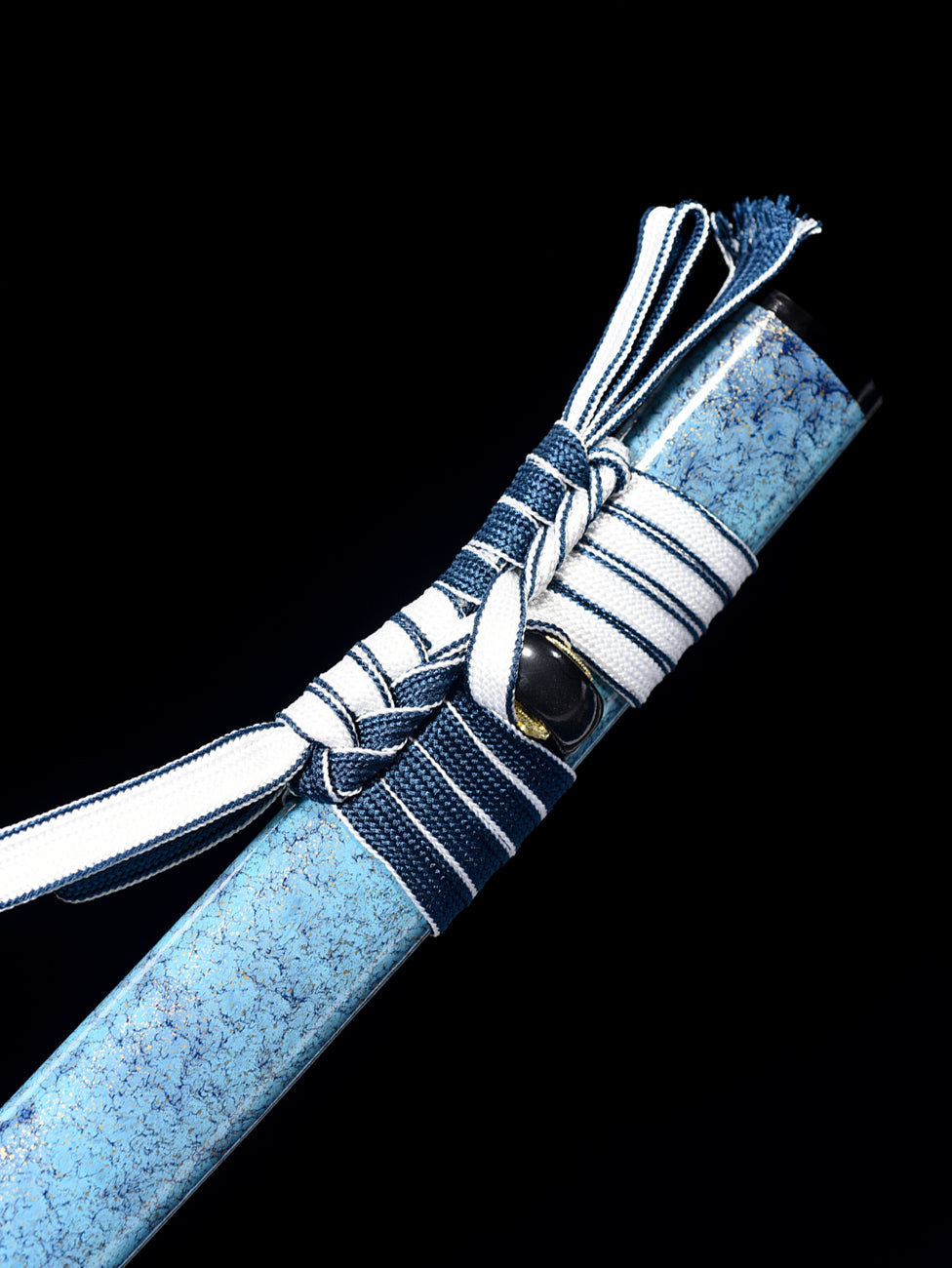 raindrop forge folded steel katana tsuba copper Japanese swords