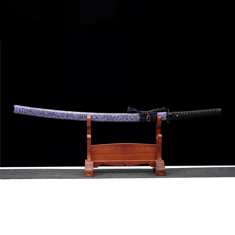 1060 steel katana Purple cloud Japanese sword