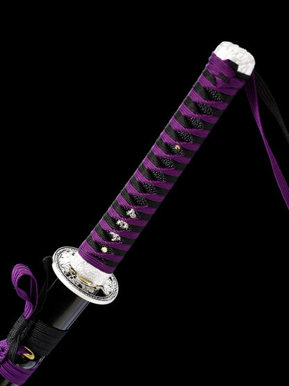 1060 steel  White tiger Japanese sword katana