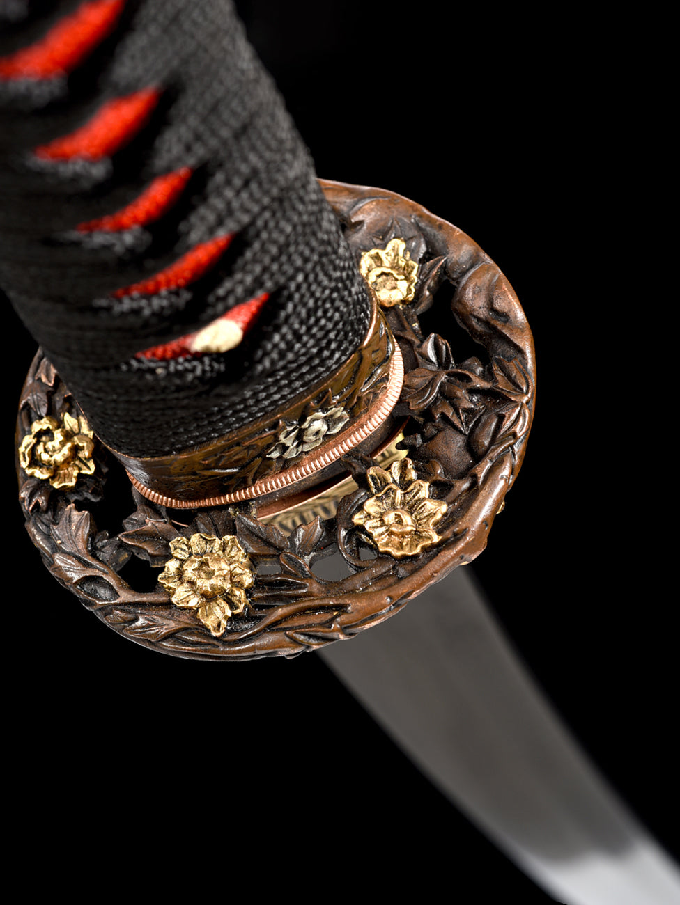 Forge-Folded Steel Samurai Sword Set: Katana & Uchigatana