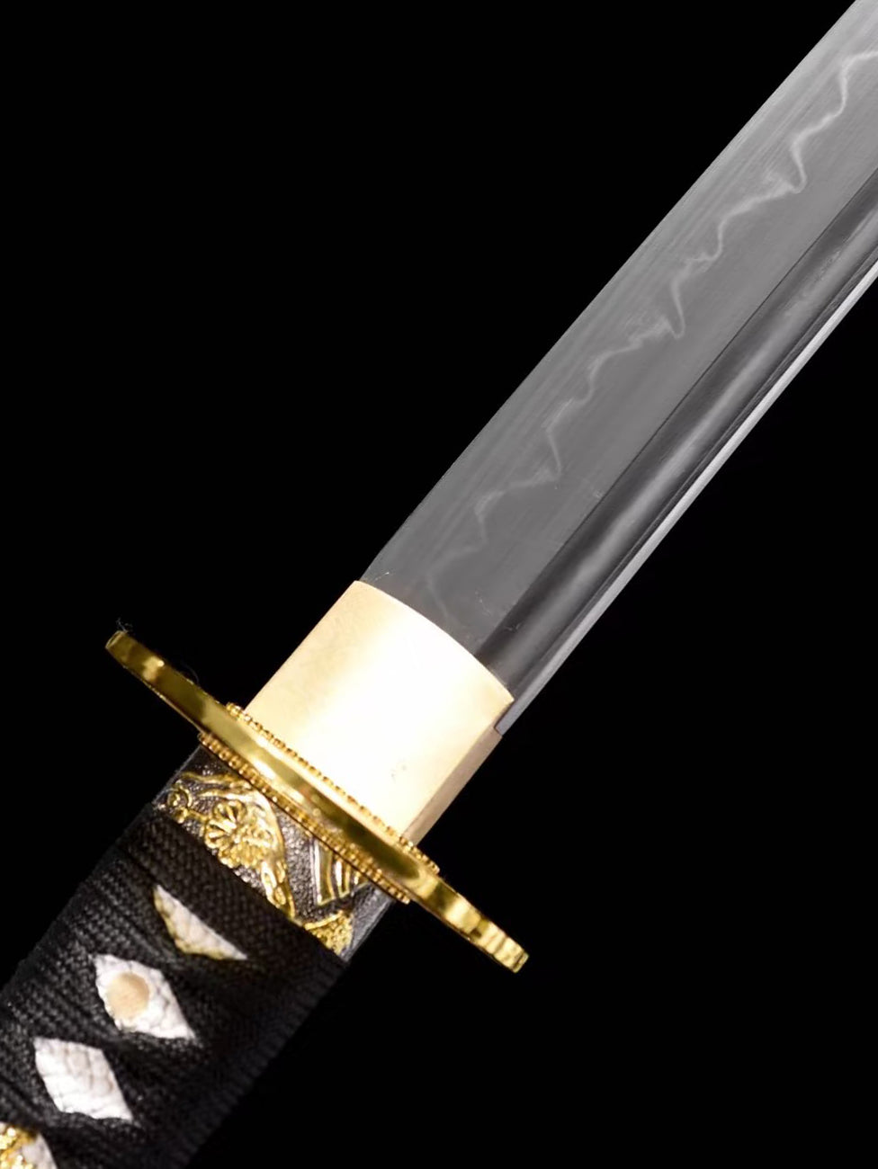 Katana with Zinc Alloy Tsuba Hand-Forged 1095 Steel Collectors