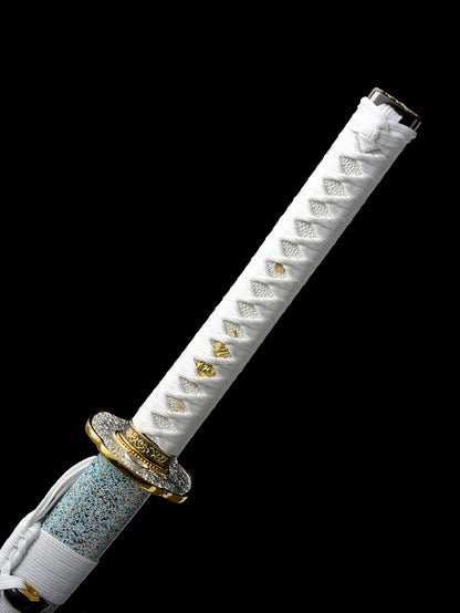 1060 steel katana Japanese sword chrysanthemum High performance knife