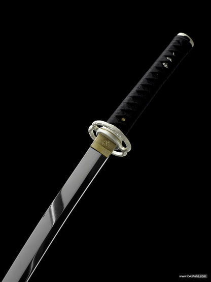 1060 steel mirror surface musashi katana swords Full tang